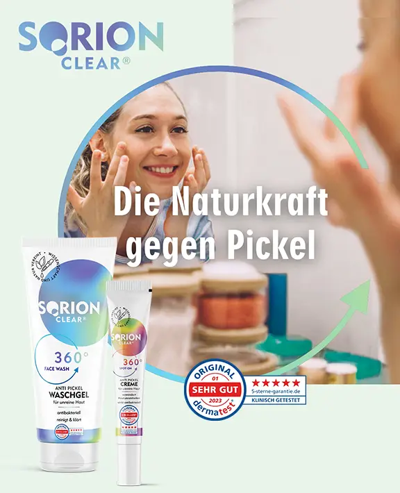 Sorion Clear – Die 360° Lösung gegen Pickel & unreine Haut