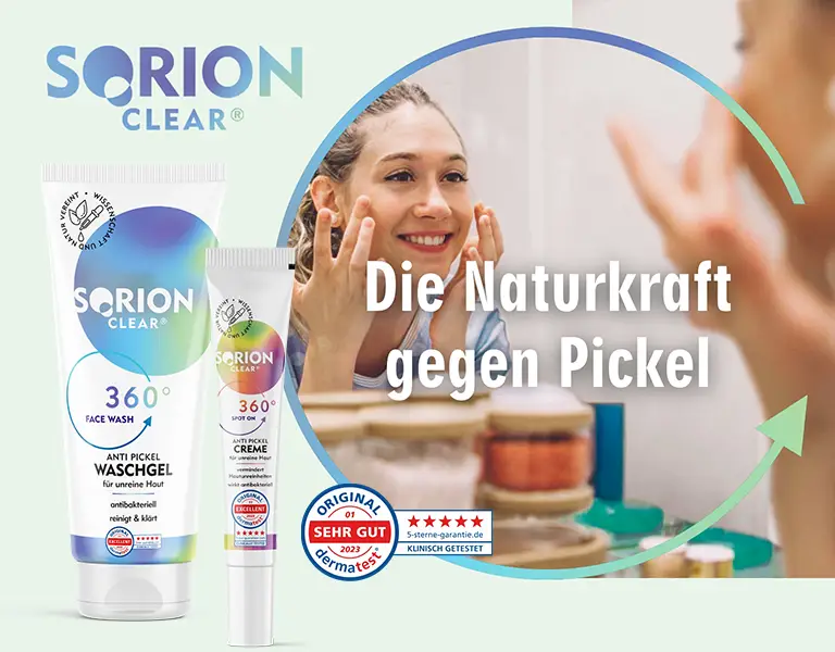 Sorion Clear – Die 360° Lösung gegen Pickel & unreine Haut